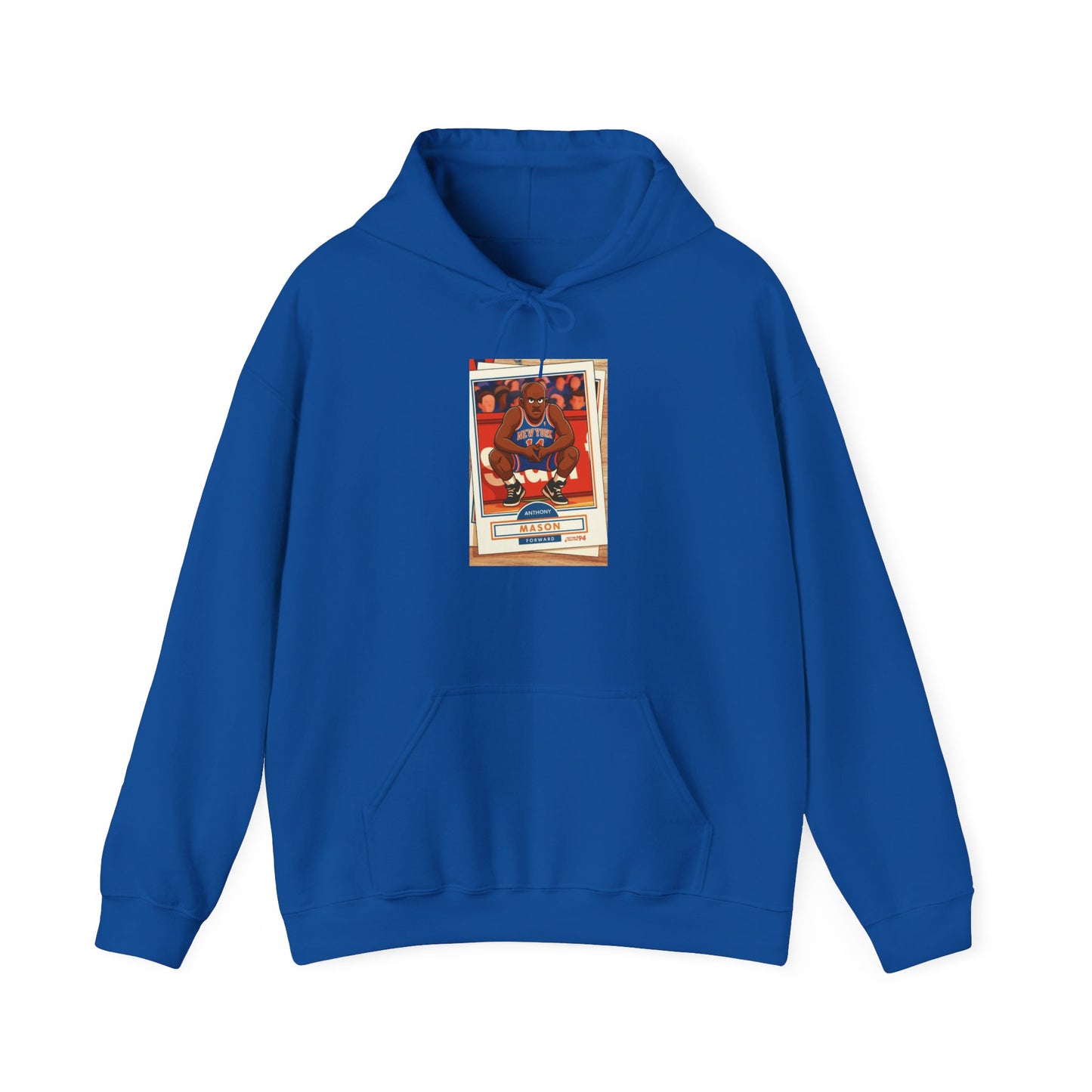 Anthony Mason Hoodie — Retro Basketball Card Graphic Hoodie