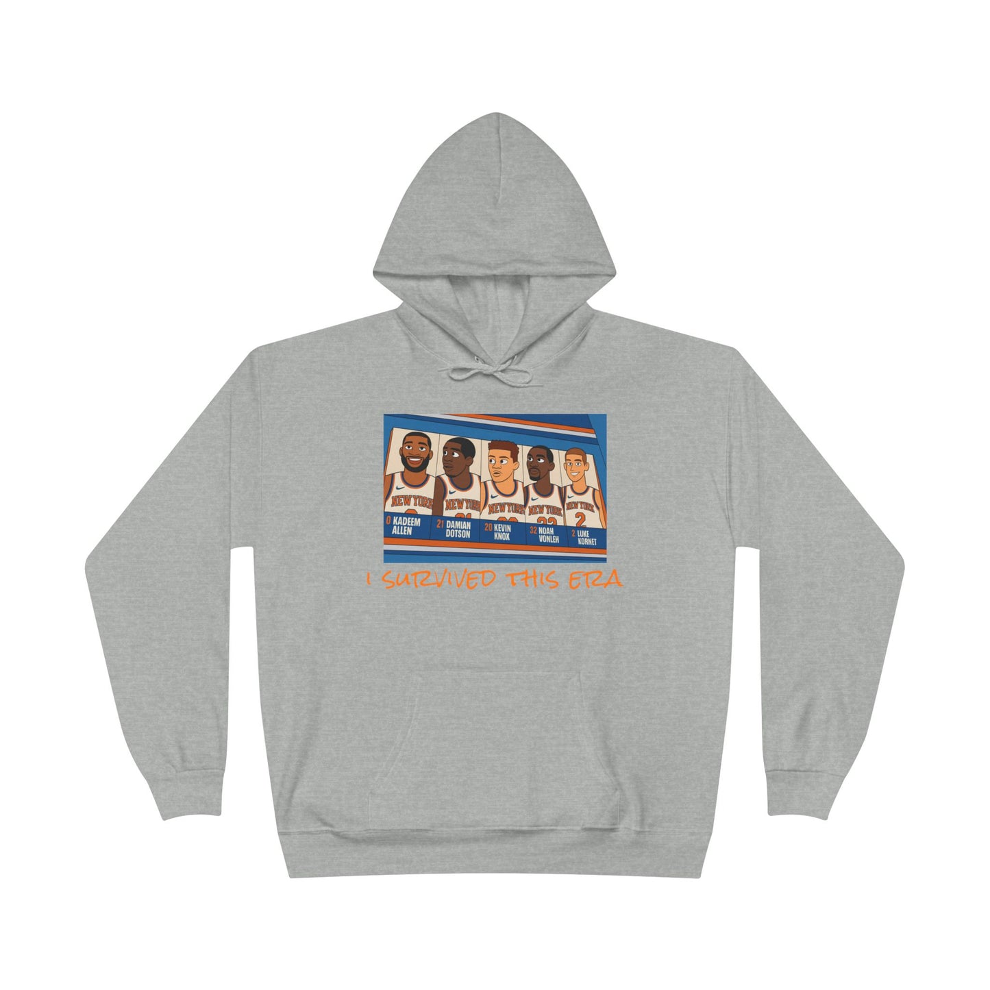 Knicks — "I Survived This Era" Retro Basketball Team Hoodie